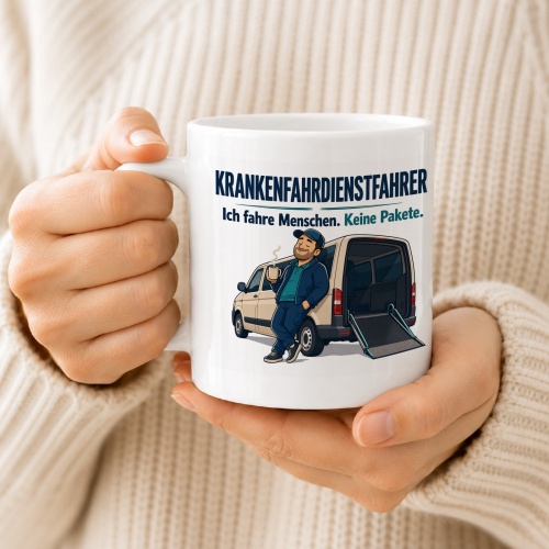 Tasse »Krankenfahrdienstfahrer«