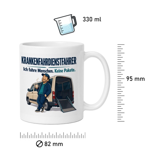 Tasse »Krankenfahrdienstfahrer«