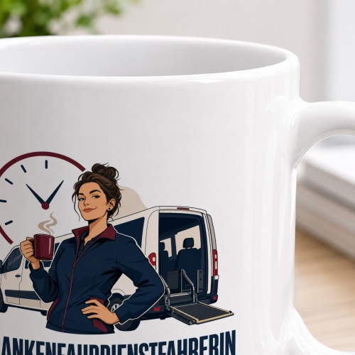 Tasse »Krankenfahrdienstfahrerin«