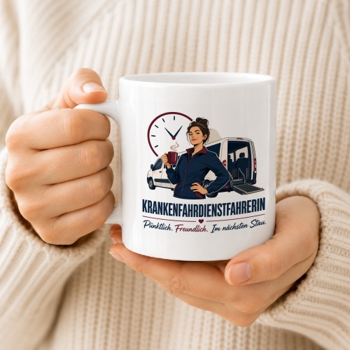 Tasse »Krankenfahrdienstfahrerin«