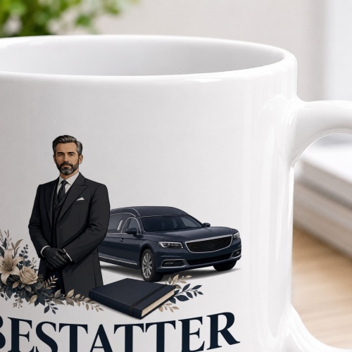 Tasse »Bestatter Meine Kunden beschweren sich selten.«