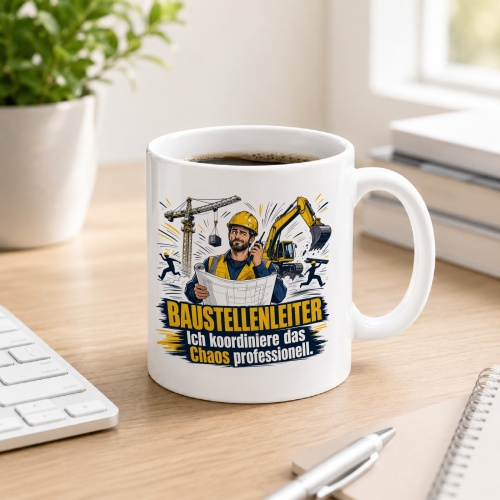 Tasse »Baustellenleiter«