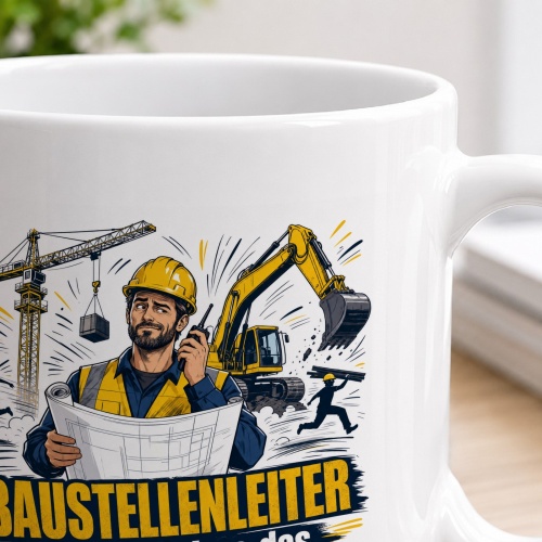 Tasse »Baustellenleiter«