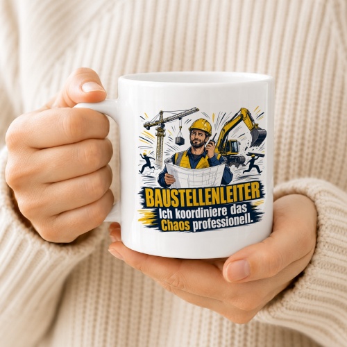 Tasse »Baustellenleiter«