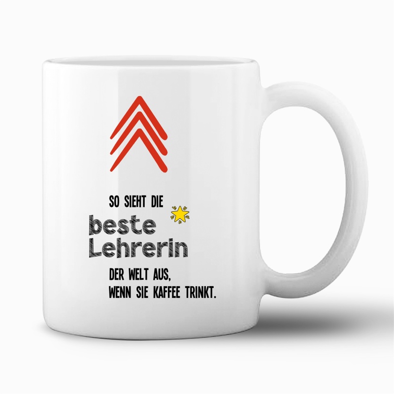 Tasse "So sieht die beste Lehrerin..."