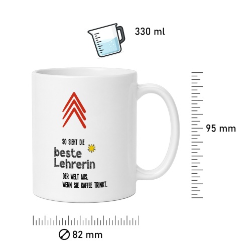 Tasse »So sieht die beste Lehrerin...«