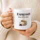 Tasse »Espresso Klein. Stark. Klar.«