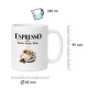 Tasse »Espresso Klein. Stark. Klar.«