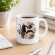 Tasse mit Filterkaffee-Motiv