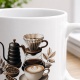 Tasse mit Filterkaffee-Motiv