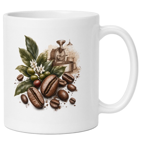 Tasse mit Kaffee-Motiv