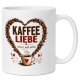 Tasse »Kaffee Liebe Schwarz, heiß, ehrlich.«