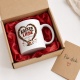 Tasse »Kaffee Liebe Schwarz, heiß, ehrlich.«