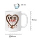 Tasse »Kaffee Liebe Schwarz, heiß, ehrlich.«
