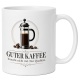 Tasse »Guter Kaffee braucht nicht viel. Nur Qualität.«