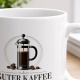 Tasse »Guter Kaffee braucht nicht viel. Nur Qualität.«
