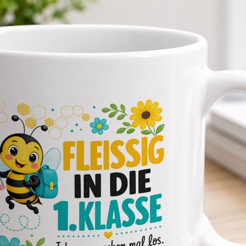 Tasse »Fleißig in die 1. Klasse Ich summ schon mal los.«