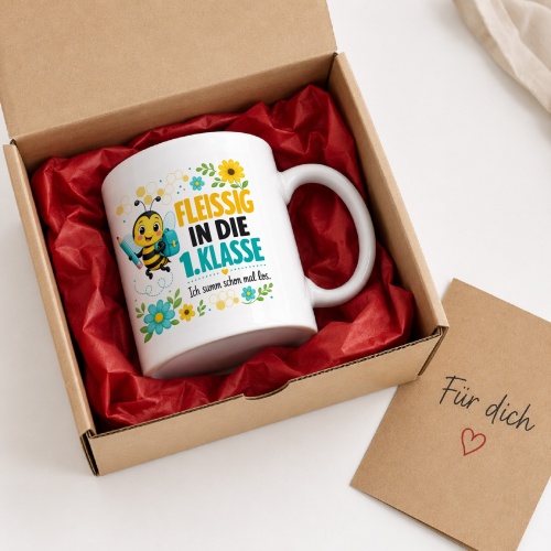 Tasse »Fleißig in die 1. Klasse Ich summ schon mal los.«