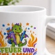 Tasse »Feuer und Flamme für die 1. Klasse«