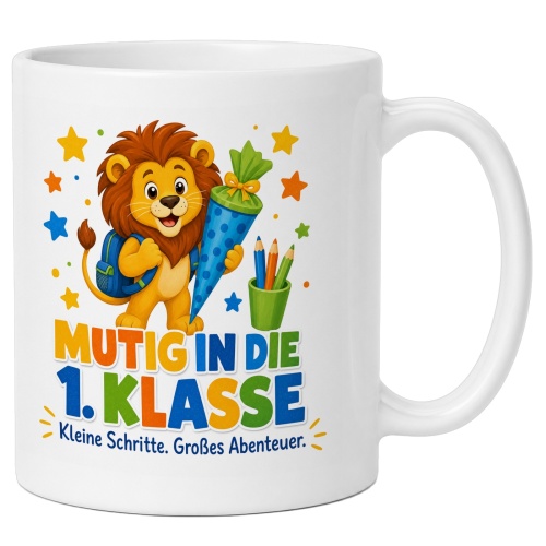 Tasse »Mutig in die 1. Klasse«