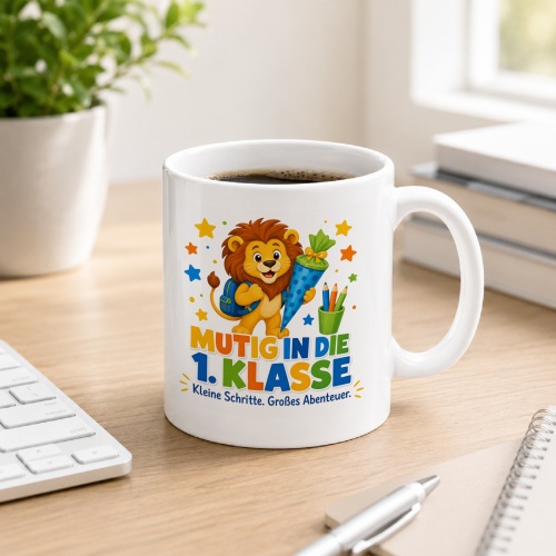 Tasse »Mutig in die 1. Klasse«