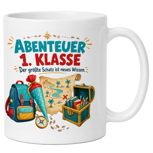 Tasse »Abenteuer 1. Klasse«
