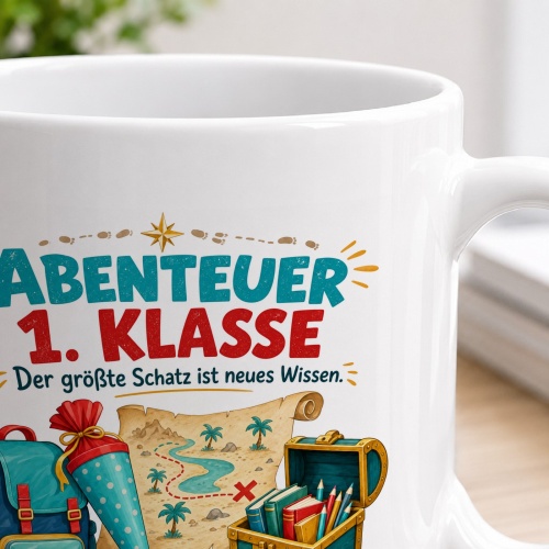 Tasse »Abenteuer 1. Klasse«