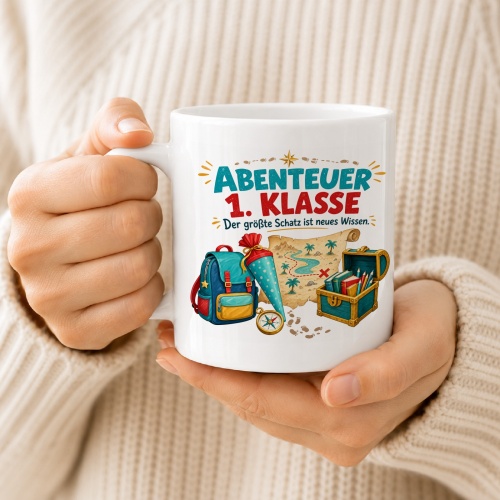 Tasse »Abenteuer 1. Klasse«