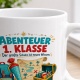 Tasse »Abenteuer 1. Klasse«
