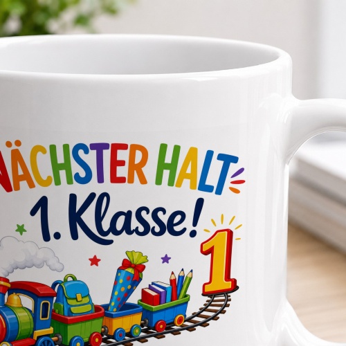Tasse »Nächster Halt 1. Klasse!«