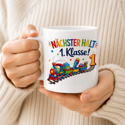 Tasse »Nächster Halt 1. Klasse!«