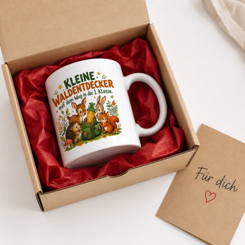 Tasse »Kleine Waldentdecker auf dem Weg in die 1. Klasse.«