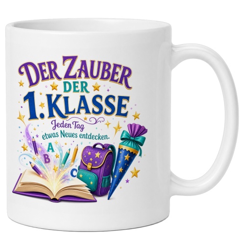 Tasse »Der Zauber der 1. Klasse«
