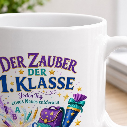 Tasse »Der Zauber der 1. Klasse«
