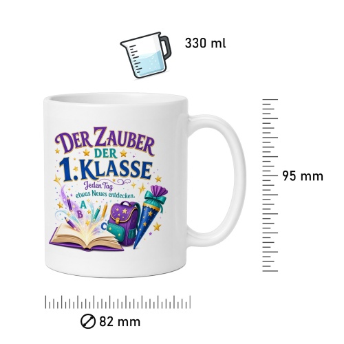Tasse »Der Zauber der 1. Klasse«