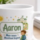 Tasse »Aaron Mein neues Abenteuer beginnt«