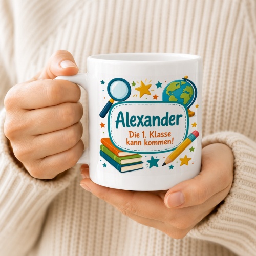 Tasse »Alexander Die 1. Klasse kann kommen!«