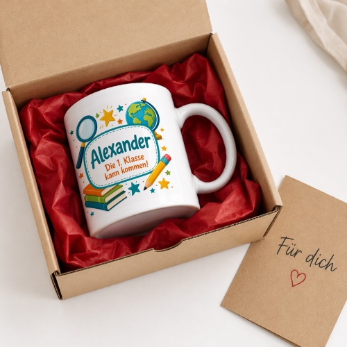 Tasse »Alexander Die 1. Klasse kann kommen!«