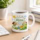 Tasse »Alina Mein neues Abenteuer beginnt«