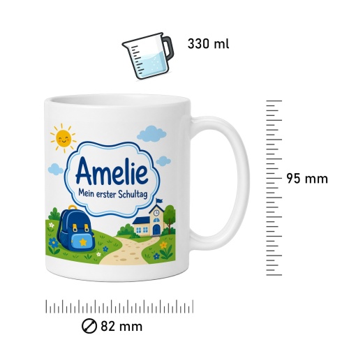 Tasse »Amelie Mein erster Schultag«