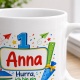 Tasse »Anna Hurra, ich bin ein Schulkind!«