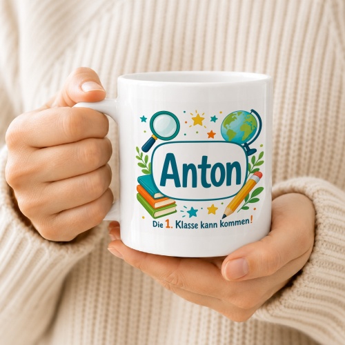 Tasse »Anton Die 1. Klasse kann kommen!«