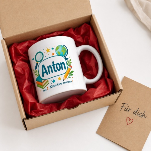 Tasse »Anton Die 1. Klasse kann kommen!«