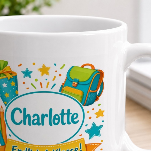 Tasse »Charlotte Endlich 1. Klasse!«