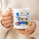 Tasse »Elena Hurra, ich bin ein Schulkind!«