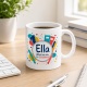 Tasse »Ella Jetzt bin ich ein Schulkind!«