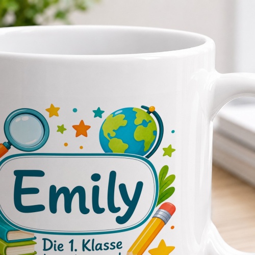 Tasse »Emily Die 1. Klasse kann kommen!«