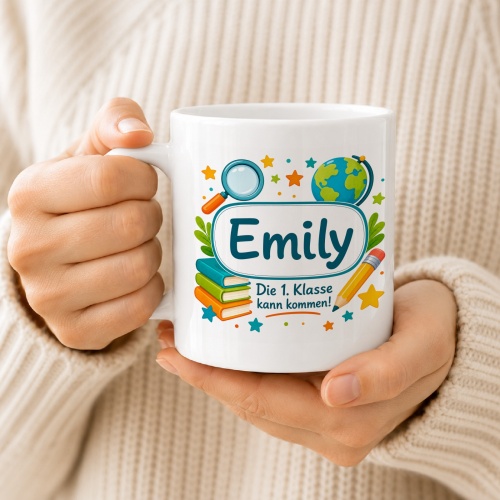 Tasse »Emily Die 1. Klasse kann kommen!«