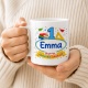 Tasse »Emma Hurra, ich bin ein Schulkind!«