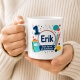 Tasse »1 Erik Jetzt bin ich ein Schulkind!«